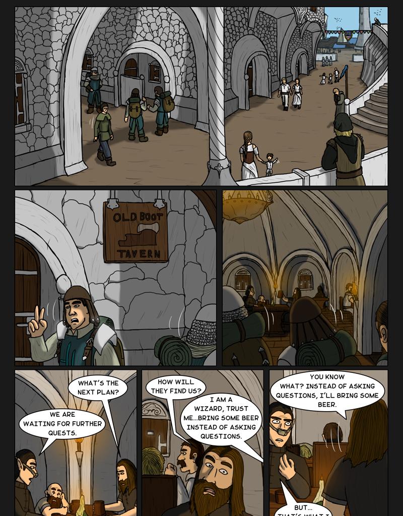 Tales From Somewhere - The Legend - Episode 172, Page 1: Arriving to the port